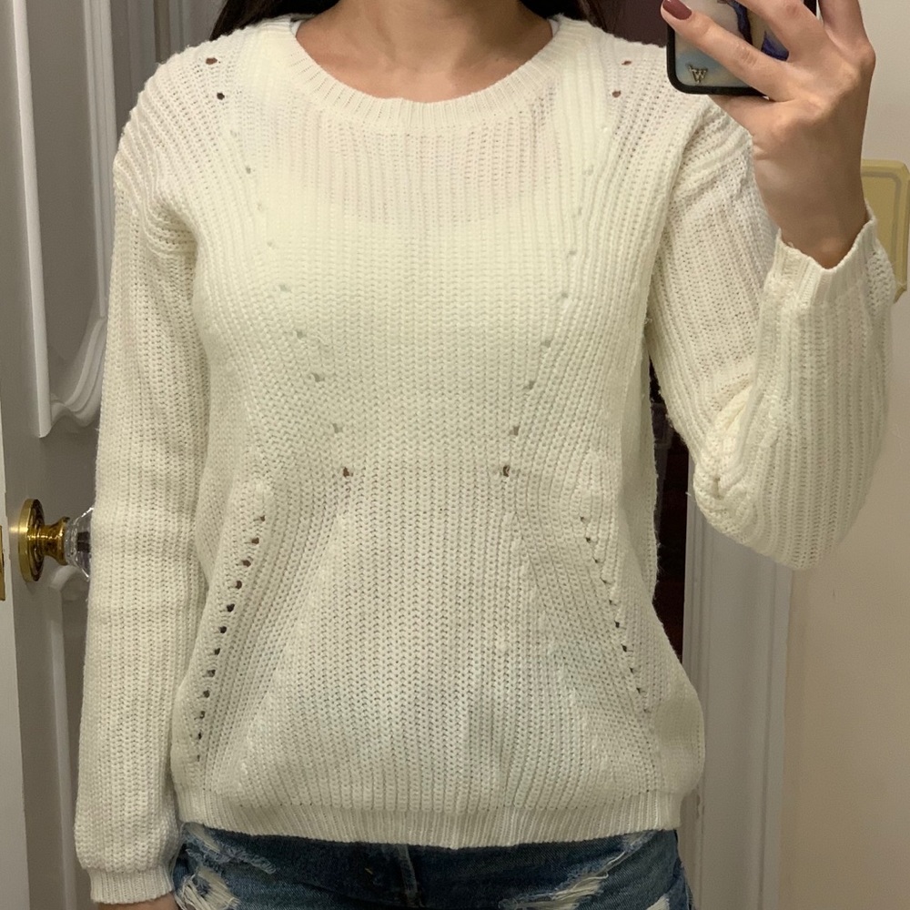Forever 21 white sweater